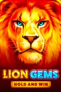 lion gems slot logo